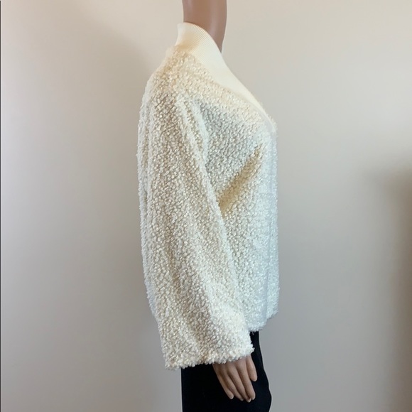 Zara ivory teddy bear sherpa sweater - Picture 6 of 8